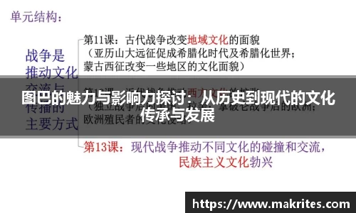 图巴的魅力与影响力探讨：从历史到现代的文化传承与发展
